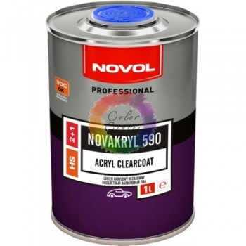 Novol 38091 Бесцветный лак  Novakryl 590 2+1 , 1л, без отвердителя