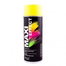  Maxi Color Эмаль аэрозольная флуоресцентная, желтая, 400мл 