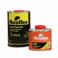  Reoflex Супербыстрый лак с отвердителем, 1 л + 0,5 л