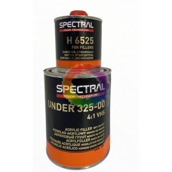 Грунт мокрий по мокрому, акриловий SPECTRAL UNDER 325–00 VHS 1л + затверджувач Н6525 0,25 л, чорний